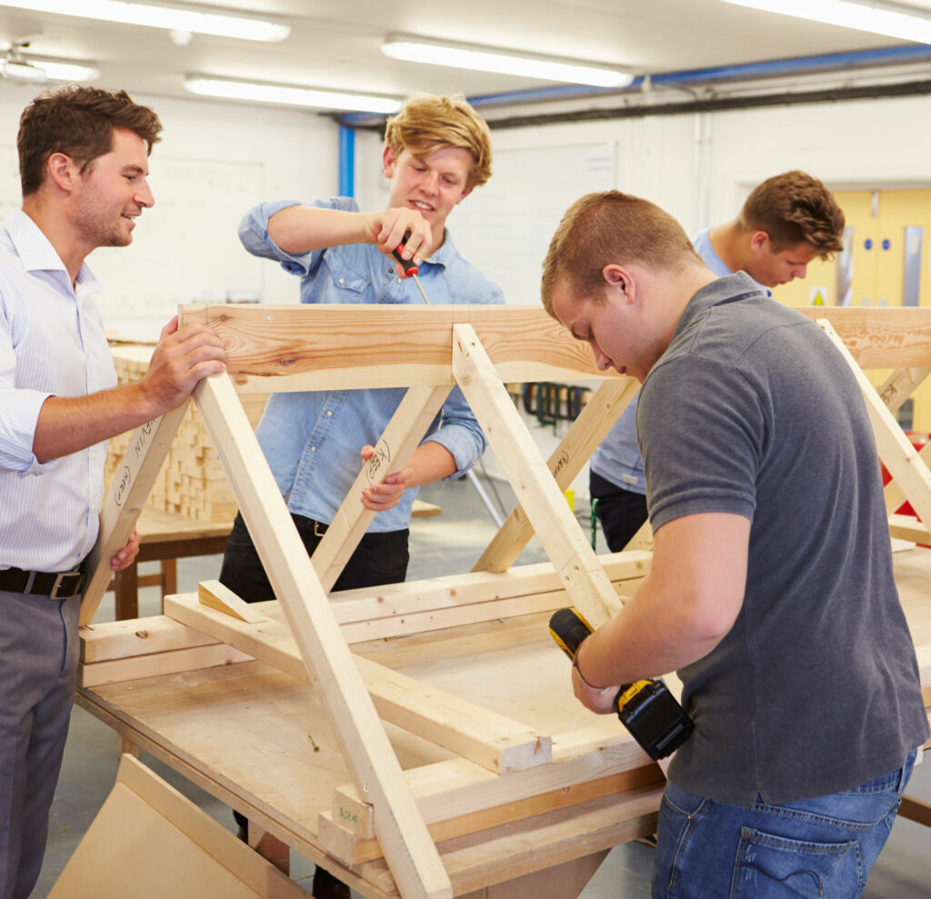 Building Construction, carpentry, roofing, Training, apprenticeship, trades